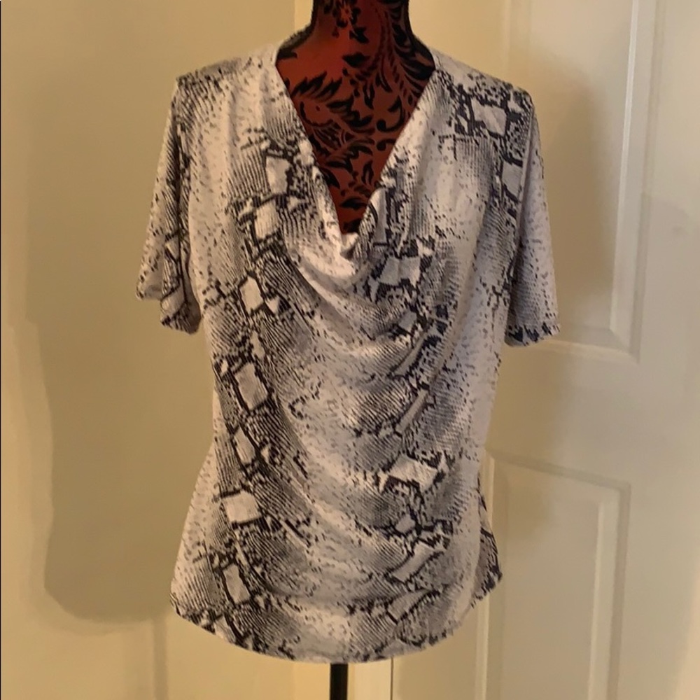 Women’s Blouse Snake New - Ellen Tracy XL